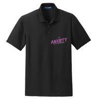 Anxiety Is My Superpower Funny Introvert Antisocial Humor Dry Zone Grid Polo