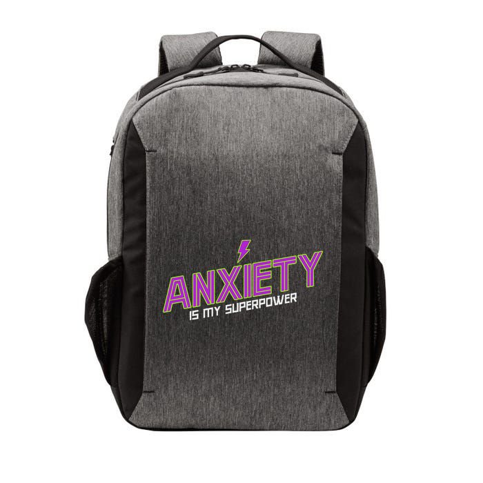 Anxiety Is My Superpower Funny Introvert Antisocial Humor Vector Backpack