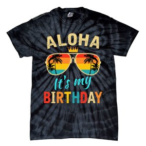 Aloha ItS My Birthday Tropical Luau Costume Party Hawaii Tie-Dye T-Shirt