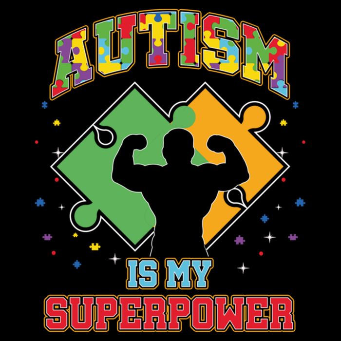 Autism Is My Superpower Autistic Autism Awareness Gift Cooling Performance Long Sleeve Crew