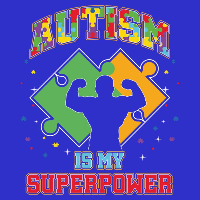Autism Is My Superpower Autistic Autism Awareness Gift 16 in Basic Backpack