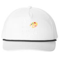 Art Is My Favorite Sport Artsy Paint Palette Brush Painter Snapback Five-Panel Rope Hat