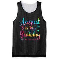 August Is My Birthday Yes The Whole Month August Birthday Mesh Reversible Basketball Jersey Tank