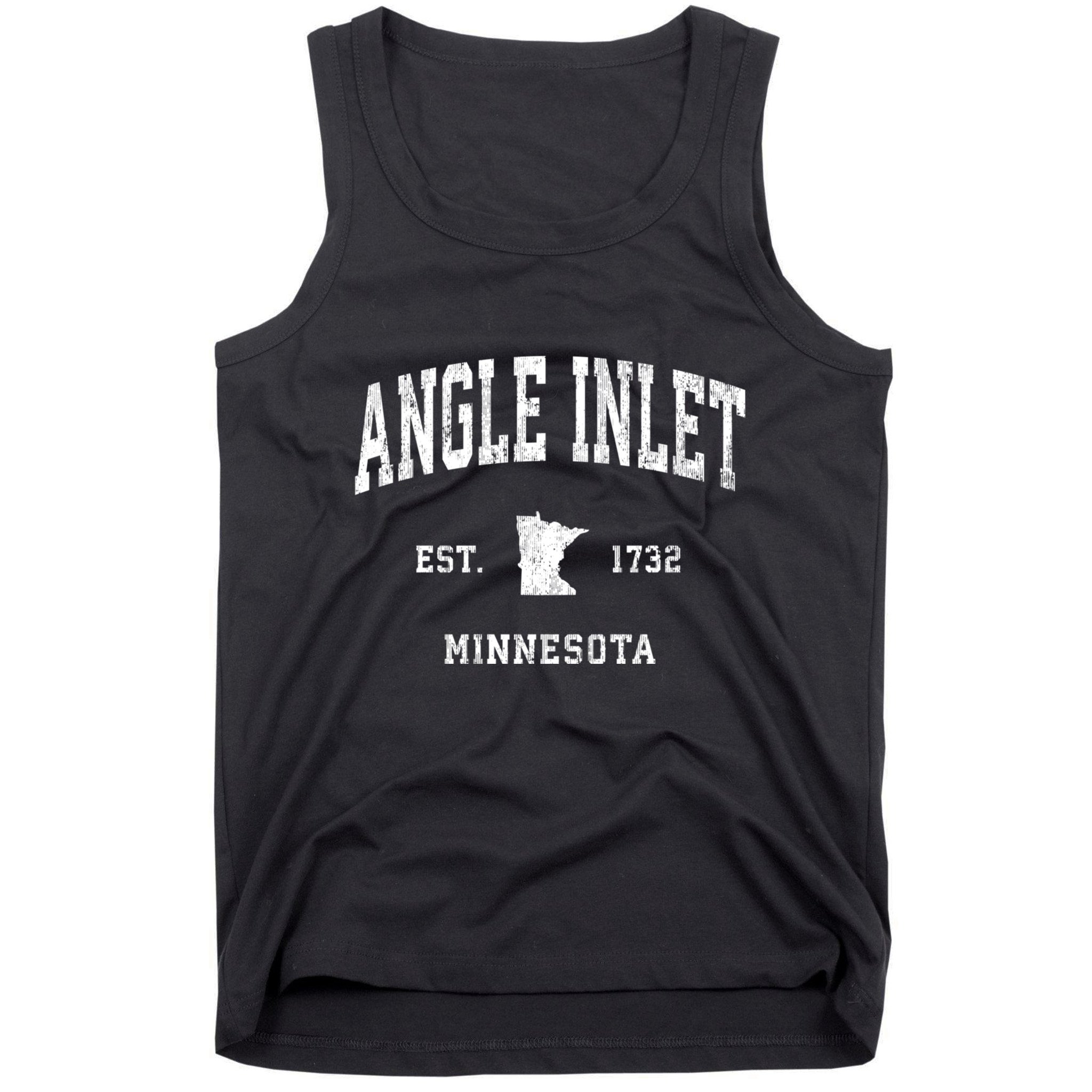 Angle Inlet Minnesota Mn Vintage Athletic Sports Tank Top