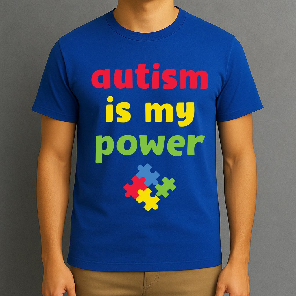 Autism Is My Power Autism Awareness T-Shirt