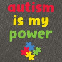 Autism Is My Power Autism Awareness Cotton Canvas Backpack