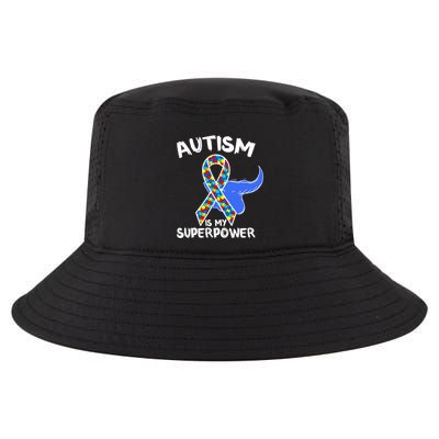 Autism Is My Superpower Awareness Support Family Autism Meaningful Gift Cool Comfort Performance Bucket Hat