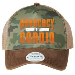 Advocacy Is My Cardio Legal Services Future Victim Advocate Legacy Tie Dye Trucker Hat