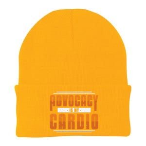 Advocacy Is My Cardio Legal Services Future Victim Advocate Knit Cap Winter Beanie