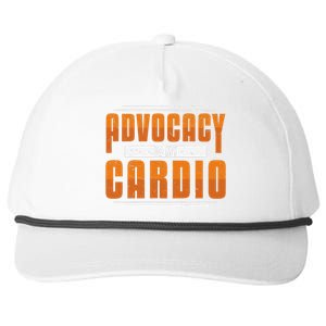 Advocacy Is My Cardio Legal Services Future Victim Advocate Snapback Five-Panel Rope Hat