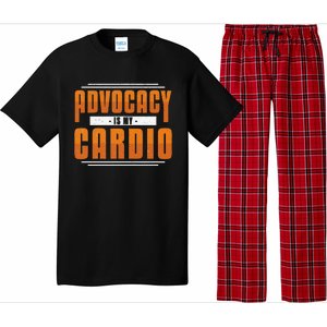 Advocacy Is My Cardio Legal Services Future Victim Advocate Pajama Set