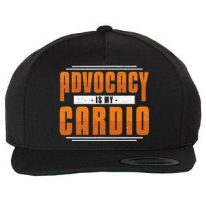 Advocacy Is My Cardio Legal Services Future Victim Advocate Wool Snapback Cap