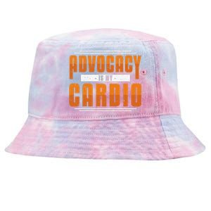 Advocacy Is My Cardio Legal Services Future Victim Advocate Tie-Dyed Bucket Hat