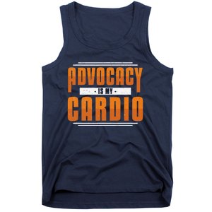 Advocacy Is My Cardio Legal Services Future Victim Advocate Tank Top