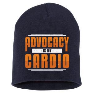 Advocacy Is My Cardio Legal Services Future Victim Advocate Short Acrylic Beanie