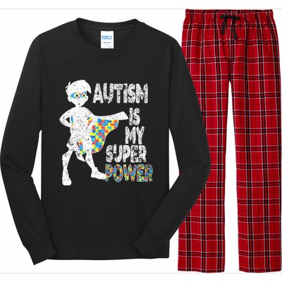 Autism Is My Super Power Long Sleeve Pajama Set