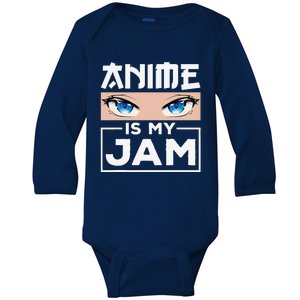 Anime Is My Jamn Girls Anime Lover Cute Anime Eyes Anime Baby Long Sleeve Bodysuit