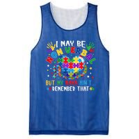 Autism I May Be Non Verbal But My Mama AinT Remember That Cool Gift Mesh Reversible Basketball Jersey Tank