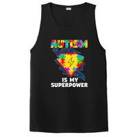 Autism Is My Super Power Superhero Puzzle Autism Awareness PosiCharge Competitor Tank