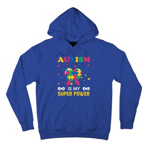 Autism Is My Super Power Autism Day Love Puzzle Support Gift Hoodie