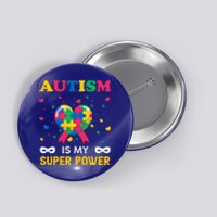 Autism Is My Super Power Autism Day Love Puzzle Support Gift Button