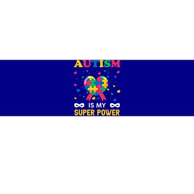 Autism Is My Super Power Autism Day Love Puzzle Support Gift Bumper Sticker