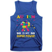 Autism Is My Super Power Autism Day Love Puzzle Support Gift Tank Top