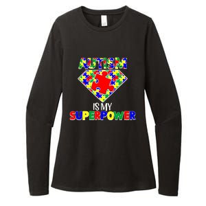 Autism Is My Superpower Autist Asd Disorder Autism Meaningful Gift Womens CVC Long Sleeve Shirt