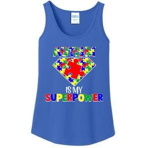 Autism Is My Superpower Autist Asd Disorder Autism Meaningful Gift Ladies Essential Tank