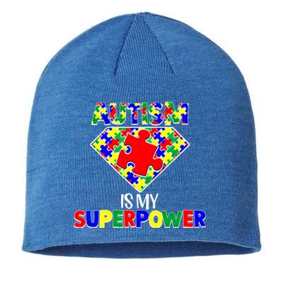 Autism Is My Superpower Autist Asd Disorder Autism Meaningful Gift Sustainable Beanie