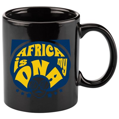 Africa Is My DNA Black History Month 11oz C Handle Ceramic Mug