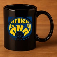 Africa Is My DNA Black History Month 11oz C Handle Ceramic Mug