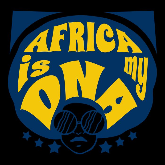Africa Is My DNA Black History Month Drawstring Bag