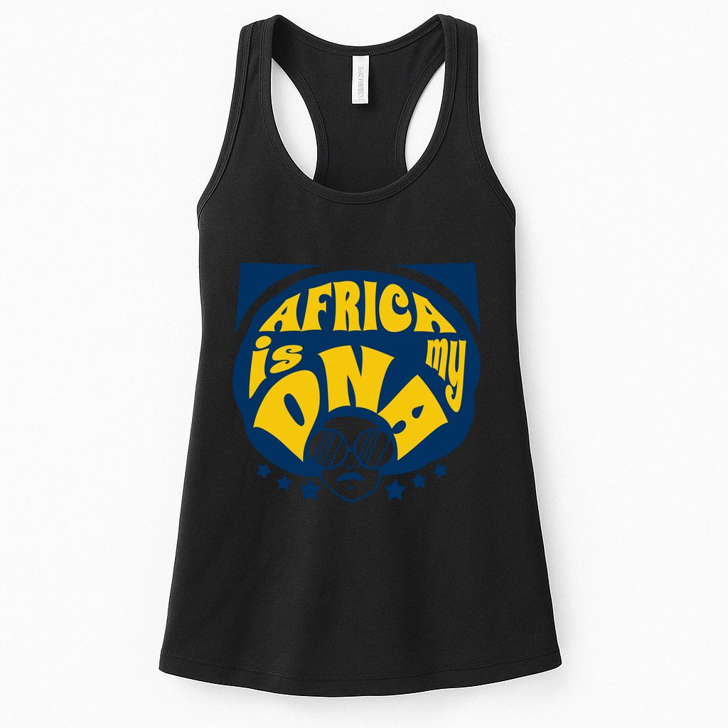 Africa Is My DNA Black History Month Womens Tank Top