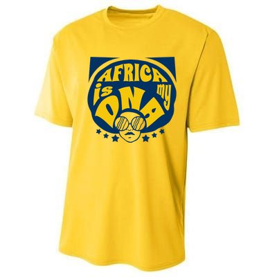 Africa Is My DNA Black History Month Performance Sprint T-Shirt