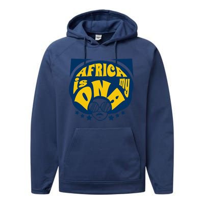 Africa Is My DNA Black History Month Performance Fleece Hoodie