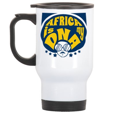 Africa Is My DNA Black History Month Stainless Steel Travel Mug