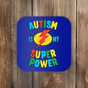 Autism Is My Superpower Gift Coaster