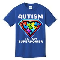 Autism Is My Superpower Superhero Cute Gift Kids T-Shirt