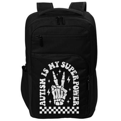 Autism Is My Superpower Groovy Autism Awareness  Impact Tech Backpack