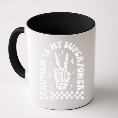 Autism Is My Superpower Groovy Autism Awareness  Mug