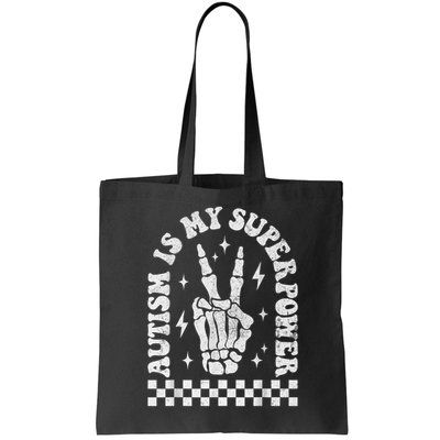 Autism Is My Superpower Groovy Autism Awareness  Bag