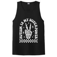 Autism Is My Superpower Groovy Autism Awareness  PosiCharge Competitor Tank
