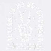 Autism Is My Superpower Groovy Autism Awareness  Garment-Dyed Sweatshirt
