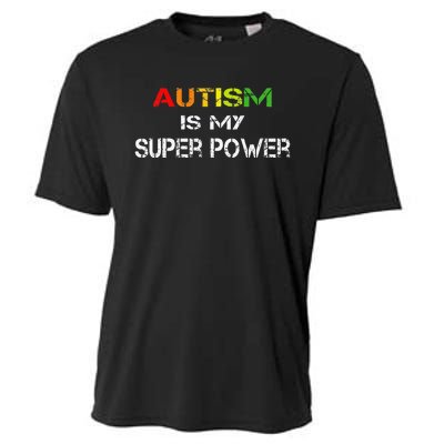 Autism Is My Super Power, Autism Awareness Gift For Cooling Performance Crew T-Shirt