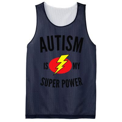 Autism Is My Super Power Autism Awareness Mesh Reversible Basketball Jersey Tank