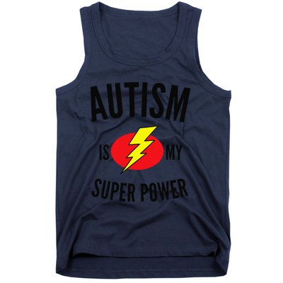 Autism Is My Super Power Autism Awareness Tank Top