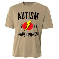 Autism Is My Super Power Autism Awareness Cooling Performance Crew T-Shirt