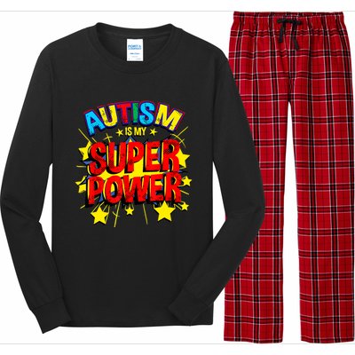 Autism Is My Superpower Autism Awareness Long Sleeve Pajama Set