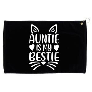 Auntie Is My Bestie My Favorite Aunt Gift Grommeted Golf Towel